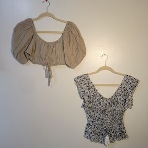NWT! Elan (Women's S) Set of two: Light Weight Short Sleeve Summer Tops.